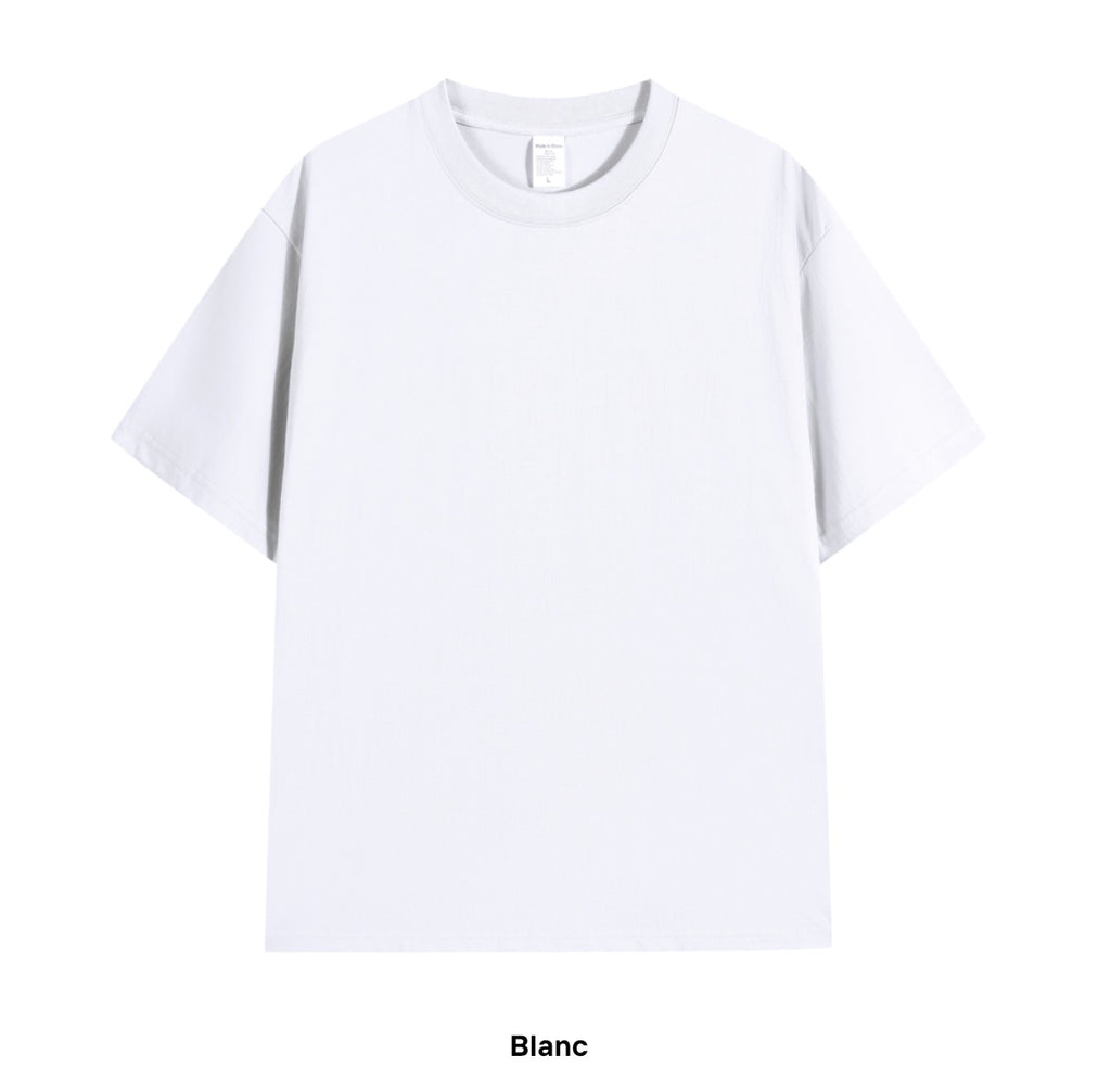 T-shirt Oversize Homme 100% Coton Épais - Coupe Streetwear Premium