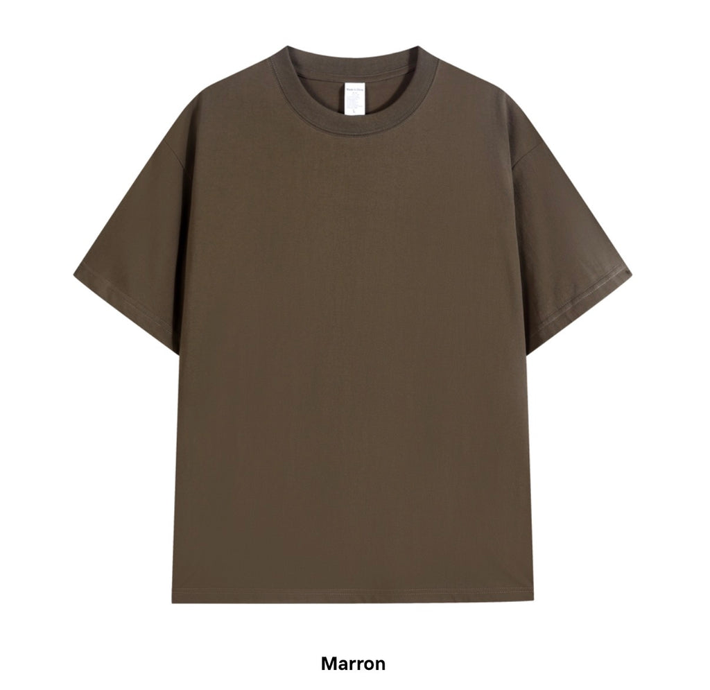 T-shirt Oversize Homme 100% Coton Épais - Coupe Streetwear Premium