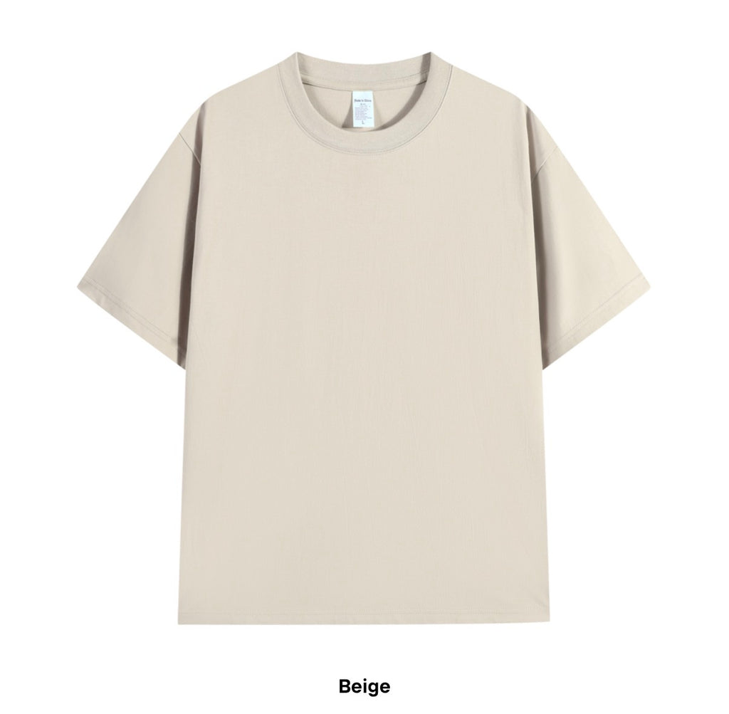 T-shirt Oversize Homme 100% Coton Épais - Coupe Streetwear Premium