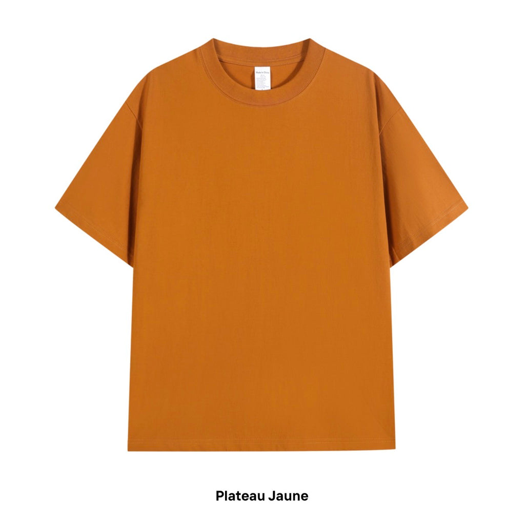 T-shirt Oversize Homme 100% Coton Épais - Coupe Streetwear Premium