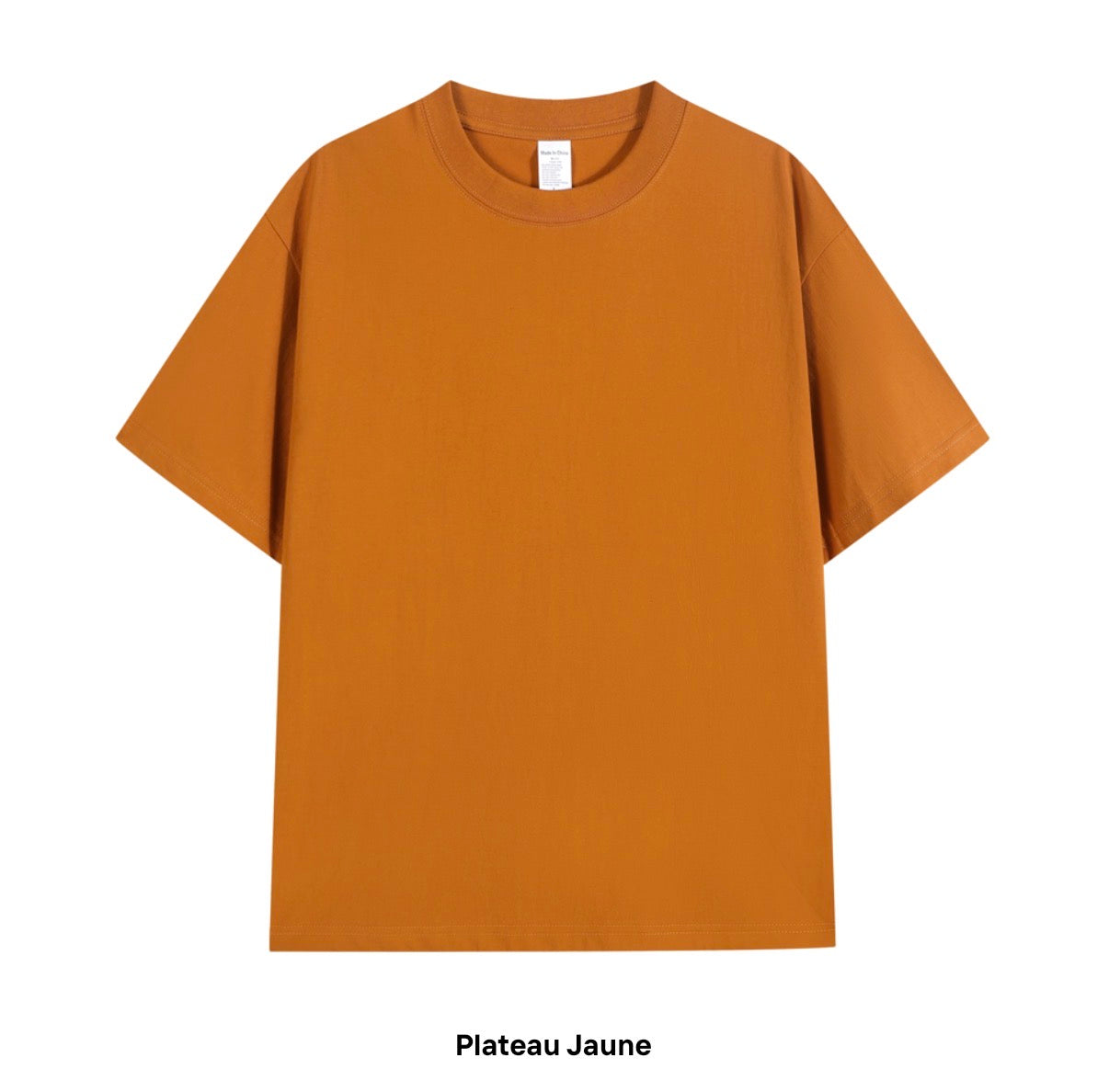 T-shirt Oversize Homme 100% Coton Épais - Coupe Streetwear Premium