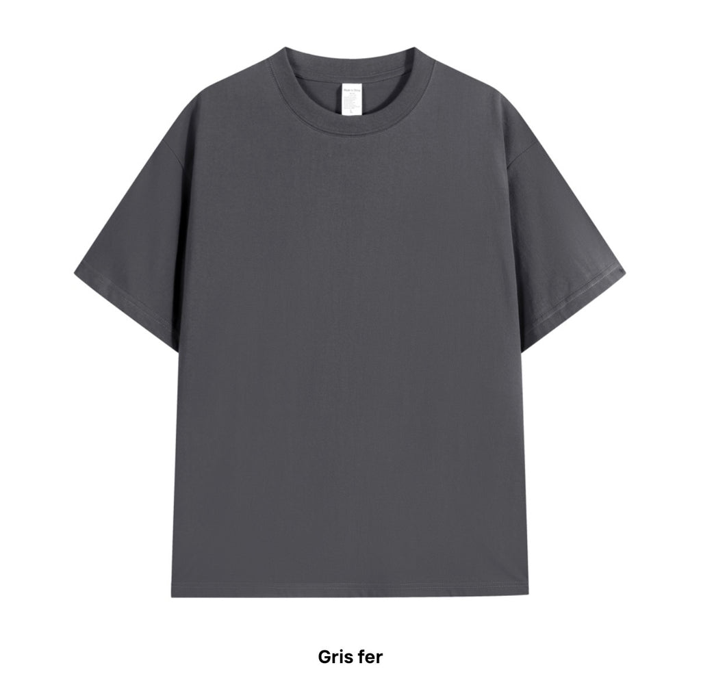 T-shirt Oversize Homme 100% Coton Épais - Coupe Streetwear Premium