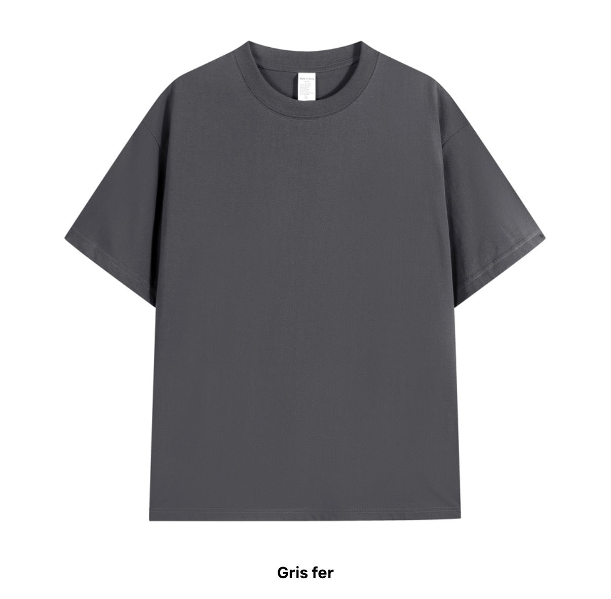 T-shirt Oversize Homme 100% Coton Épais - Coupe Streetwear Premium