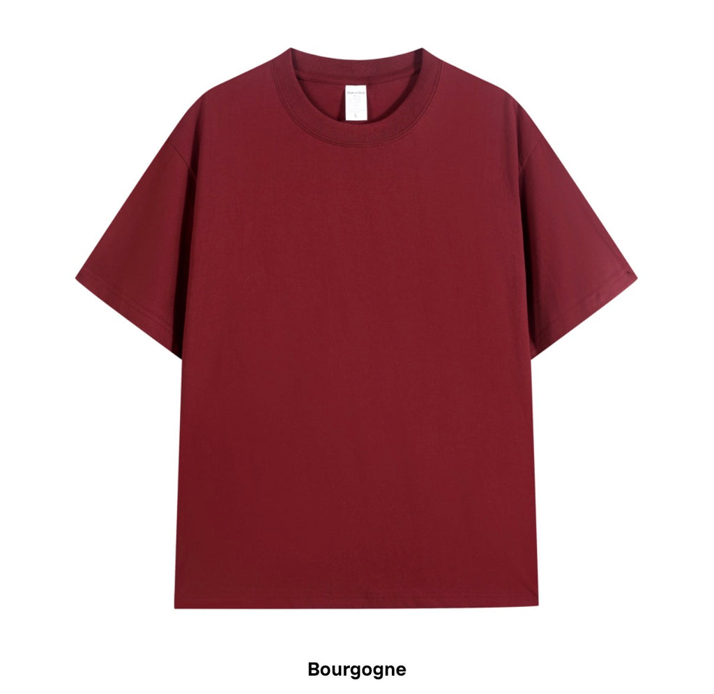 T-shirt Oversize Homme 100% Coton Épais - Coupe Streetwear Premium