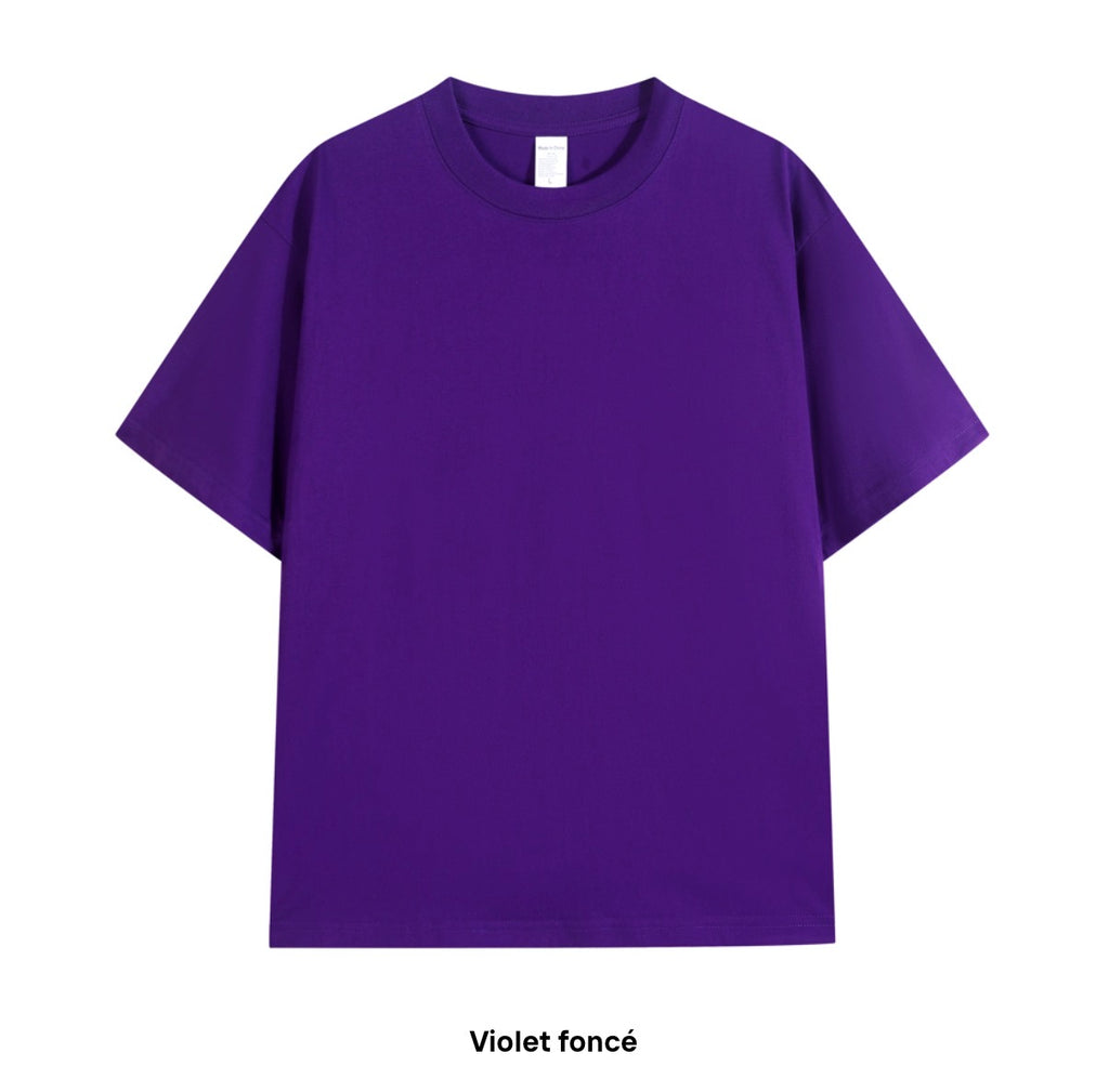 T-shirt Oversize Homme 100% Coton Épais - Coupe Streetwear Premium