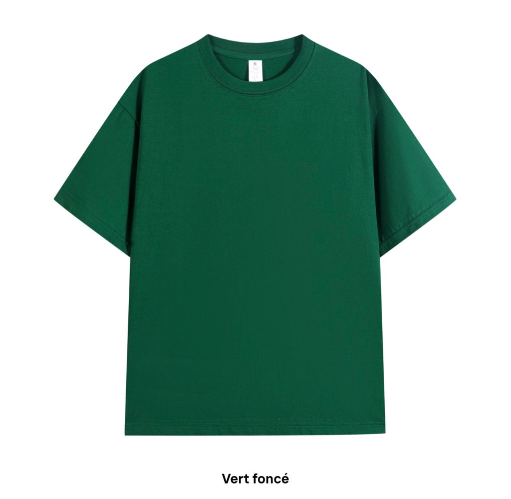 T-shirt Oversize Homme 100% Coton Épais - Coupe Streetwear Premium