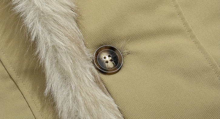 Détail du bouton effet écaille